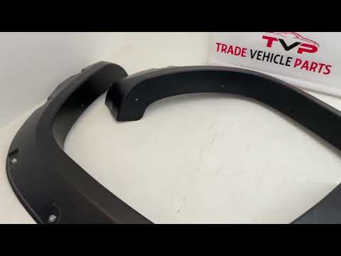 For VW Amarok 2011-2016 Wheel Arches Extension Fender Flares Set Black video