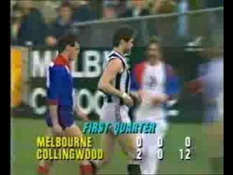 VFL R20 1984 - Melbourne v Collingwood