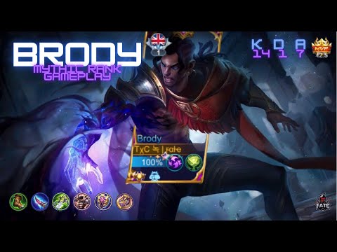 ⚡️BRODY⚡️ Mythic Rank Gameplay | MLBB