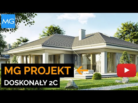 Projekt domu Doskonały 2 C MG Projekt - 166,12 m2 - koszt budowy 304 tys. zł