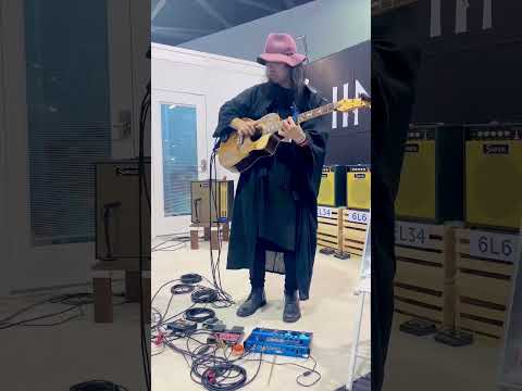 At NAMM Show 2024 day3 with SHINOS AMP INCLINE