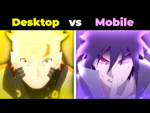 Editing Competition - PC vs Mobile