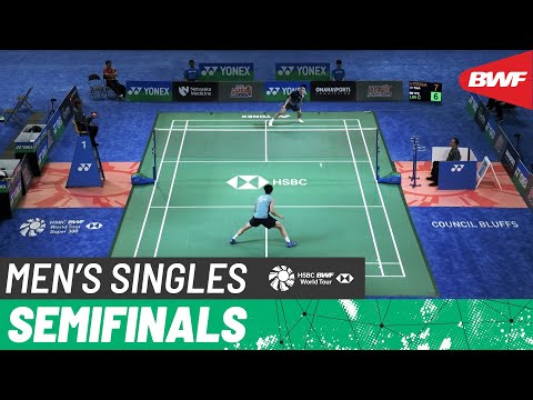 YONEX US Open 2023 | Kunlavut Vitidsarn (THA) [1] vs. Lin Chun-Yi (TPE) [4] | SF