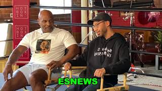 MIKE TYSON AND MATTHEW FERNANDEZ BEHIND THE SCENE SHOOT - link to order violetsarekindapurple.com video