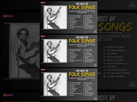 Folk & Country Songs Collection 👒 Classic Folk Songs 60's 70's 80's Playlist 👒 Country Folk Music