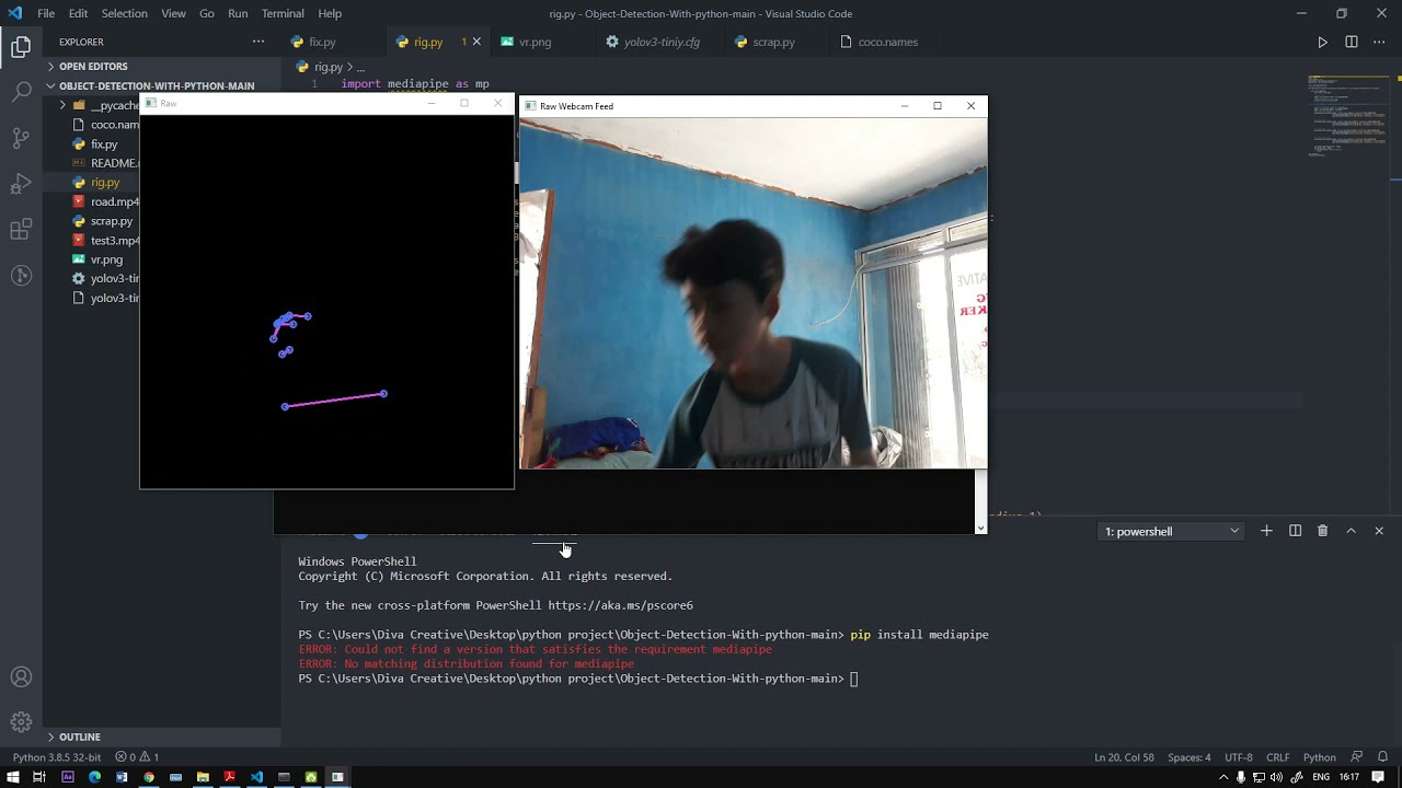 python mediapipe | python tutorial #14