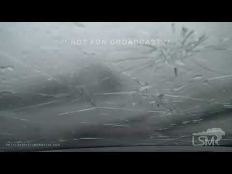 09-09-2023 Arnold, NE - Hail Demolishes Windshield