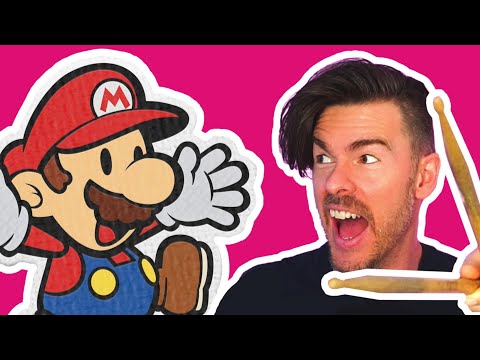 The Fanged Fastener - Paper Mario: The Origami King OST - Live Drum Cover