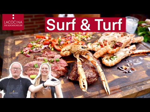 @CALLEkocht  & @cookingandbbq_with_tina  Grillspecial Surf & Turf vom Wagyu | La Cocina