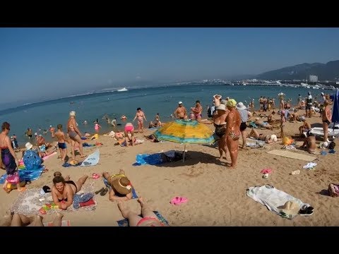 Отдых в Геленджике Центральный пляж День 3