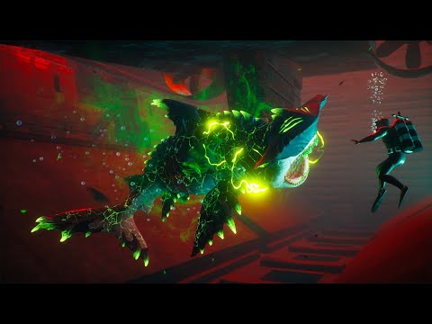 maneater (Berusaha Mendapatkan hiu ALIEN)