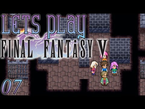 Let's Play Final Fantasy V, Blind [Ep 07] - Shiva, Karnak, & the Fire-Powered Ship | FF5 Remake, PC