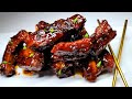 CHINESE STICKY PORK RIBS| recipe