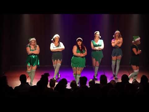 Open Neo Burlesque students perform Zat You Santa Claus - The Bombshell Burlesque Academy