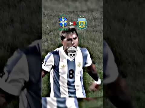 Brazil vs Argentina 2025 🔥☠ #shorts #football #fyp #trending