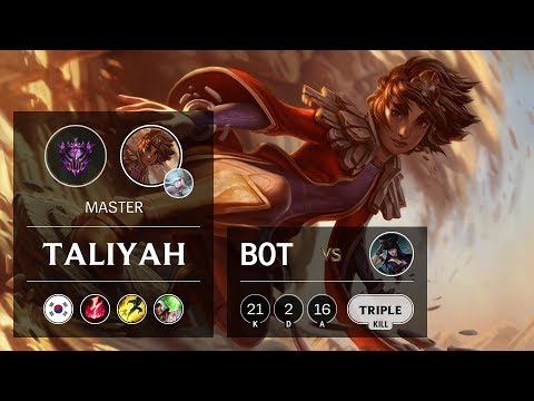 Taliyah Bot vs Caitlyn - KR Master Patch 9.23