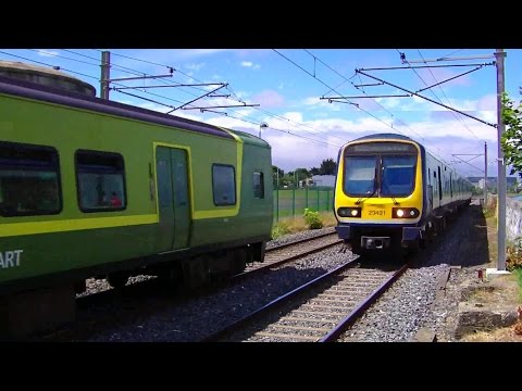 IE 8510 and 29000 Class Trains - Blackrock, Dublin