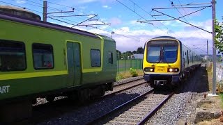 preview picture of video 'IE 8510 and 29000 Class Trains - Blackrock, Dublin'
