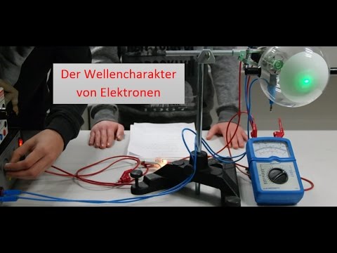 Der Wellencharakter von Elektronen