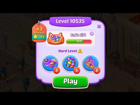 homescapes level 10535 | homescapes hard level