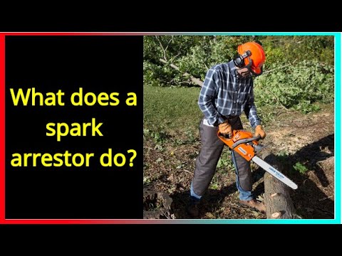 What does a spark arrestor do?