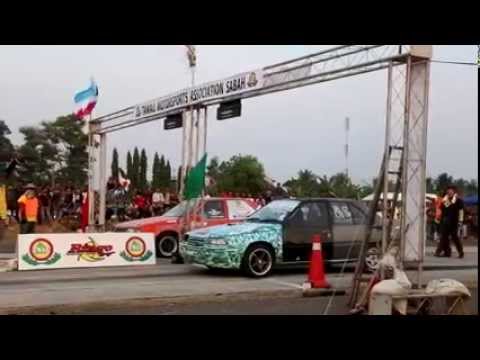 Tawau Drag Race 2015 Proton Cup single cam 1,500cc below