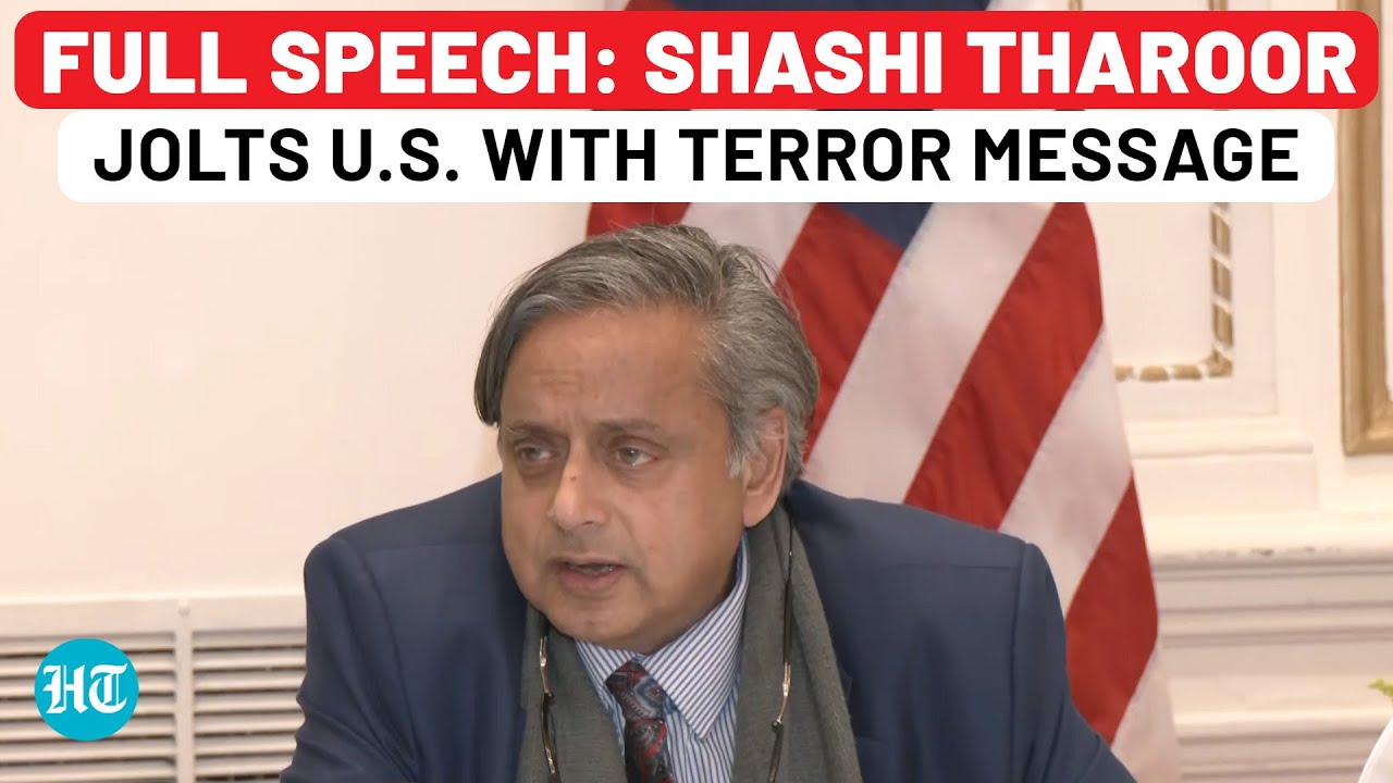 Full Speech: Shashi Tharoor Jolts USA Amid Trump's India-Pakistan Claims; Explains Pahalgam, Sindoor