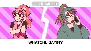【手描きRKRN】SPIT IT OUT meme ユキ×長次