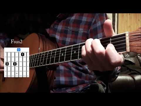 Stephen Stills 4 + 20 - guitar tutorial in drop-D tuning