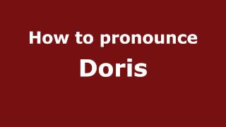 How to pronounce Doris