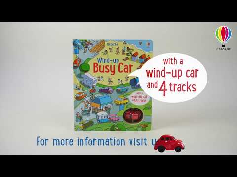 The Usborne Wind-up Busy Car - in action!