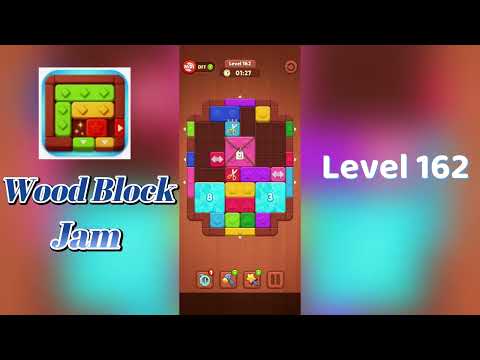 Wood Block Jam Level 162 Walkthrough | Step-by-Step Guide 🧩 | SolutionGuruji