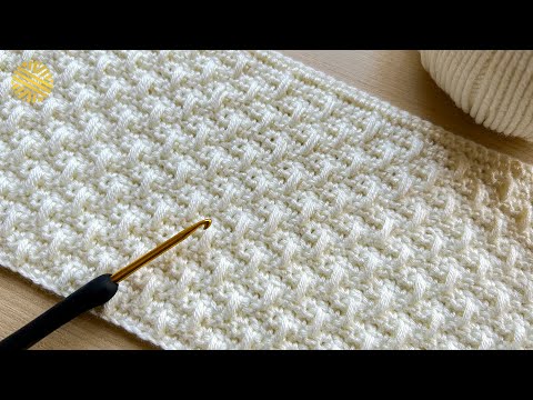 UNIQUE & EASY Crochet Pattern for Beginners! 🤩 UNUSUAL Crochet Stitch for Baby Blanket, Bag & Scarf