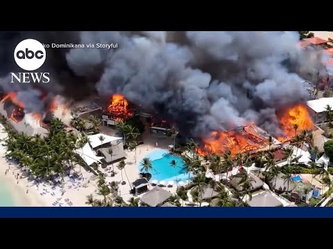 Fire breaks out at Dominican Republic resort