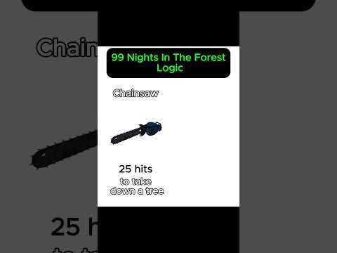 Chainsaw vs Old Axe… and the WINNER will SHOCK you! 😱🌲 | 99 Nights in the Forest