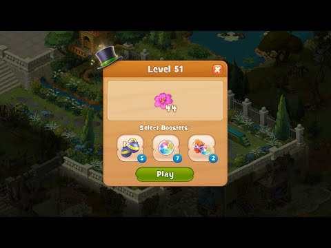 Gardenscapes Level 51 HD 1080p