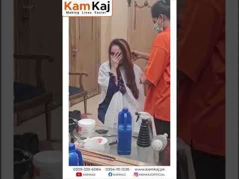 Happy customer of Kam Kaj took salon services by kam kaj