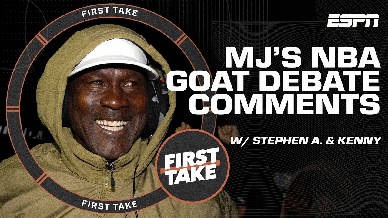 Stephen A. & Kenny Smith react to MJ's NBA GOAT debate comments 🏀 | First Take