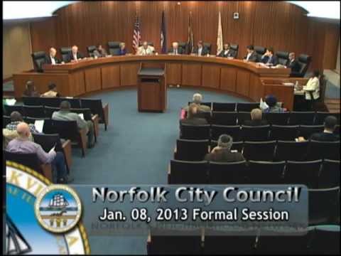 Formal 01/08/13 Session - Norfolk City Council