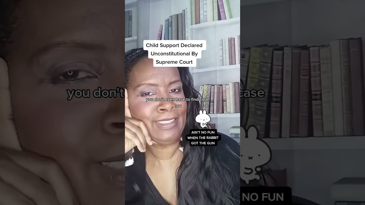 Child Support Declared Unconstitutional #legalproblems #knowyourrights #legaladvocate #justice #cou