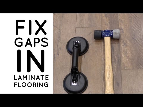 How To Fix Gaps In Laminate Flooring Diy