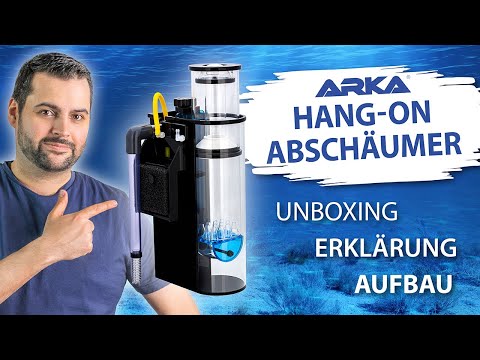 Small, quiet & effective - ideal for your aquarium - ARKA Core Hang-On skimmer - explanation/set-up.