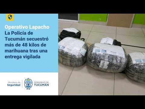 La Policía de Tucumán secuestró más de 48 kilos de marihuana tras una entrega vigilada