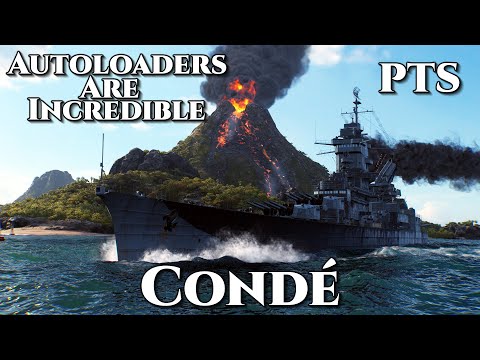 World of Warships: Conde - Autoloaders Are Incredible (PTS)