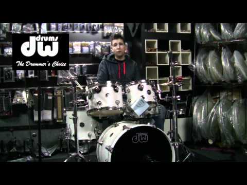 Bateria DW Performance Series White Ice Groove It Up Drum Shop VENDIDA