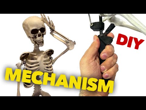 How to Make a SKELETON Puppet! MECHANISM PUPPET!!!