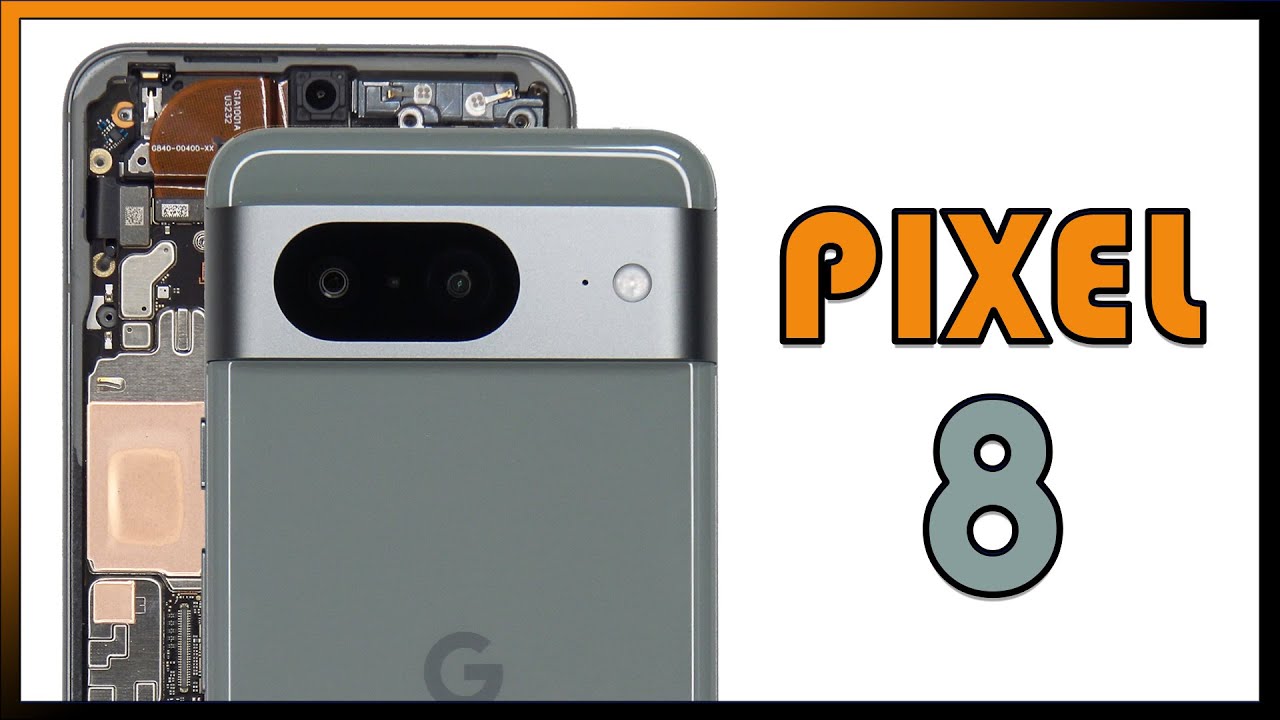 Démontage du Pixel 8 par PBKReviews