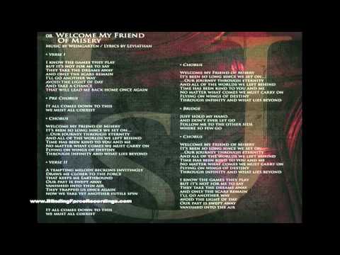 ECHOTERRA - Welcome My Friend Of Misery (Lyrics)