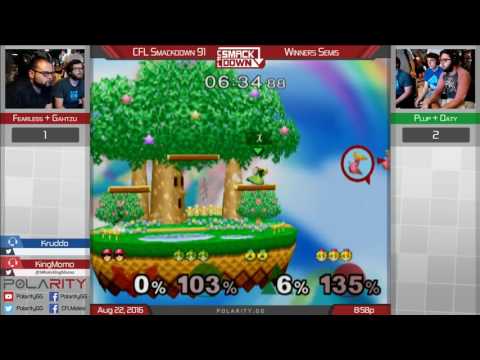 CFL Smackdown 91 Melee - Fearless + Gahtzu vs Plup + Oaty - Winners Finals