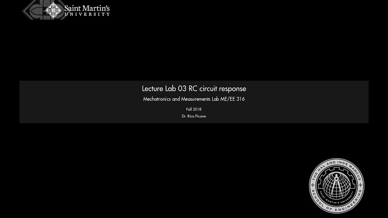 Lab 03 RC circuit response
